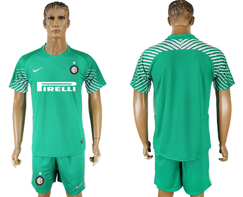 2017 18 Inter Milan Green Goalkeeper Soccer Jersey