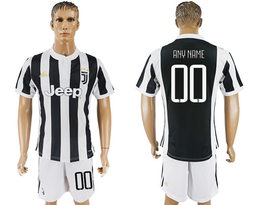 2017 18 Juventus Home Customized Soccer Jersey