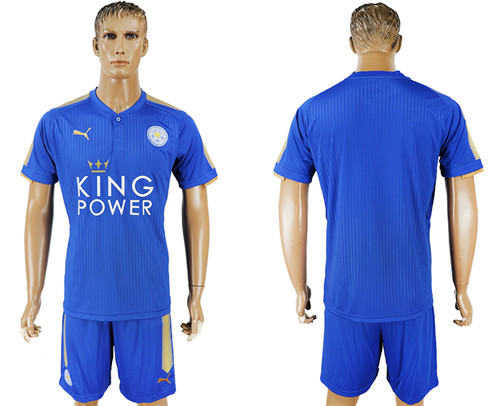 2017 18 Leicester City Home Soccer Jersey