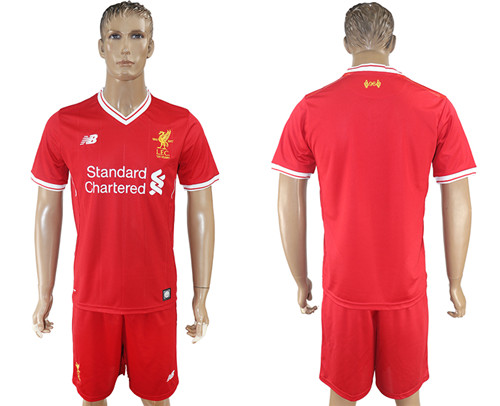 2017 18 Liverpool Home Soccer Jersey
