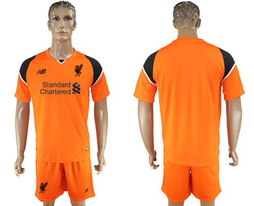 2017 18 Liverpool Orange Goalkeeper Soccer Jersey