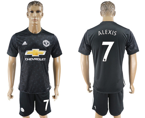 2017 18 Manchester United 7 ALEXIS Away Soccer Jersey
