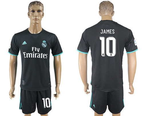 2017 18 Real Madrid 10 JAMES Away Soccer Jersey