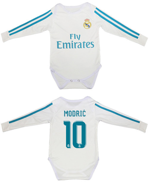 2017 18 Real Madrid 10 MODRIC Home Toddler Soccer Jersey