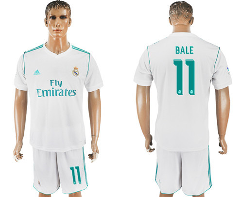 2017 18 Real Madrid 11 BALE Home Soccer Jersey