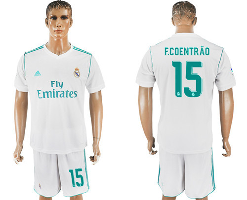 2017 18 Real Madrid 15 F.COENTRAO Home Soccer Jersey