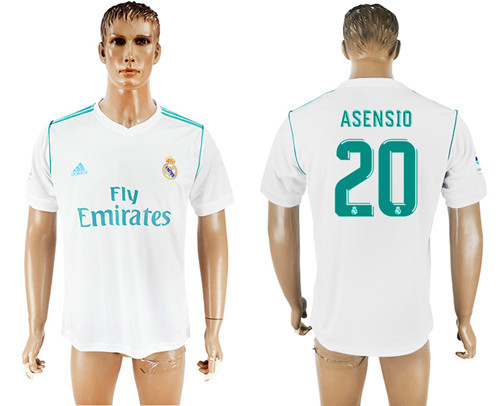 2017 18 Real Madrid 20 ASENSIO Home Thailand Soccer Jersey