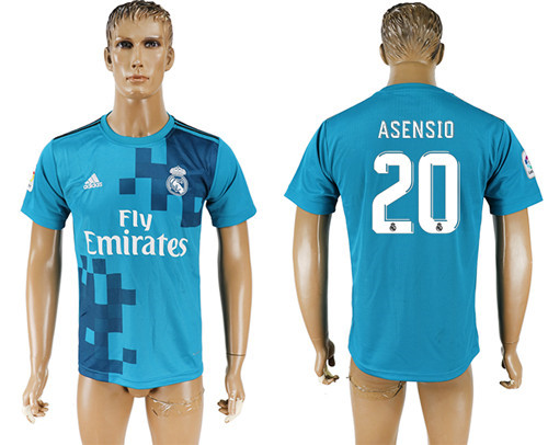 2017 18 Real Madrid 20 ASENSIO Third Away Thailand Soccer Jersey