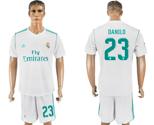 2017 18 Real Madrid 23 DANILO Home Soccer Jersey