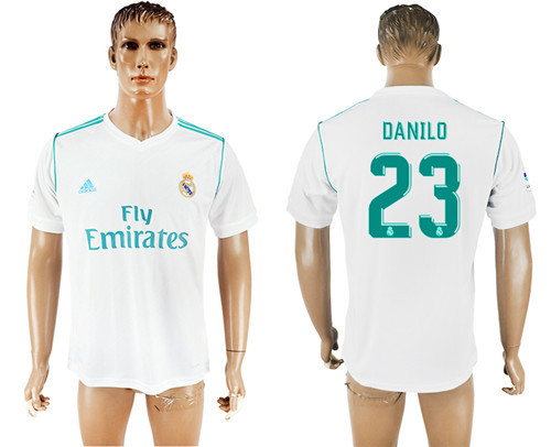 2017 18 Real Madrid 23 DANILO Home Thailand Soccer Jersey
