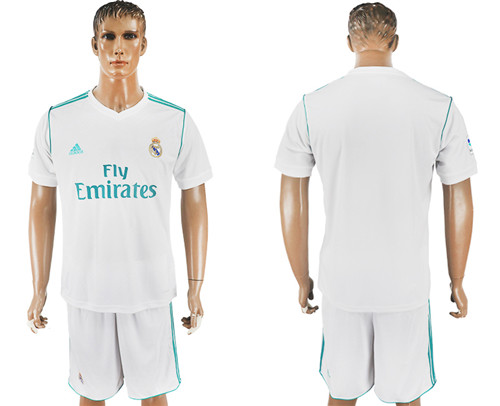 2017 18 Real Madrid Home Soccer Jersey