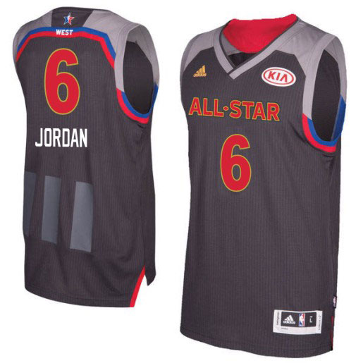 2017 All Star Game Western 6 DeAndre Jordan jersey