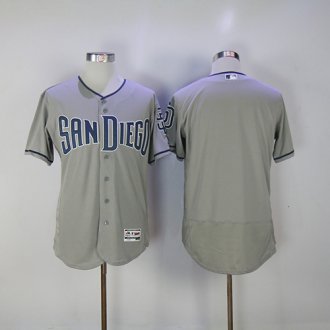 2017 New San Diego Padres Mens Jerseys Blank Grey Baseball Jersey