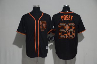 2017 New San Francisco Giants Mens Jerseys 28 Buster Posey Cool Base Jersey