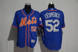 2017 Spring Training New York Mets Mens Jerseys 52 Yoenis Cespedes Flexbase Collection Baseball Jersey