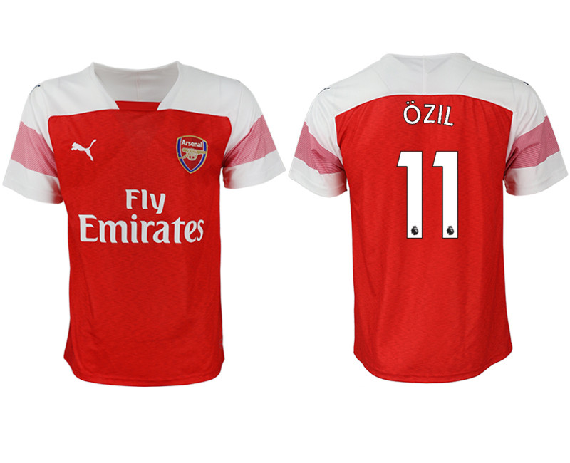 2018 19 Arsenal 11 OZIL Home Thailand Soccer Jersey