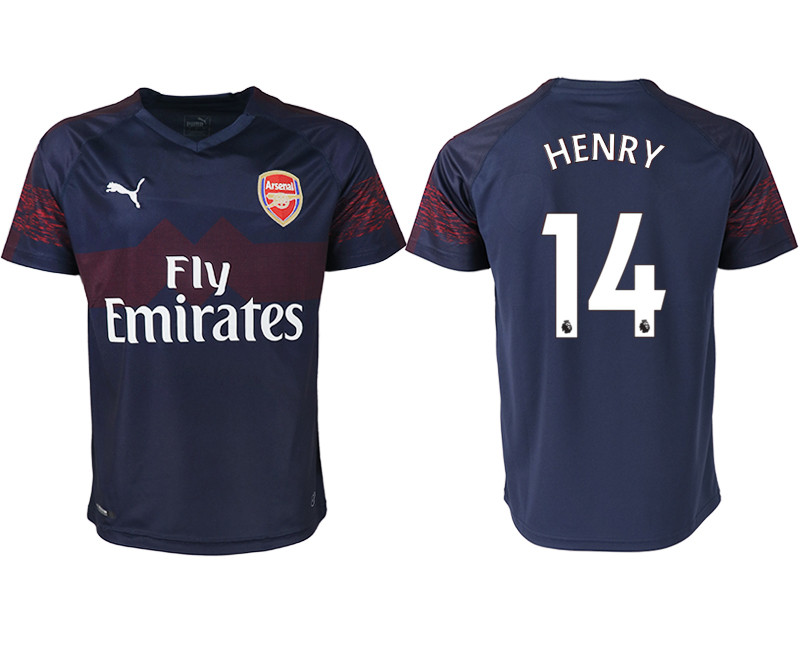 2018 19 Arsenal 14 HENRY Away Thailand Soccer Jersey