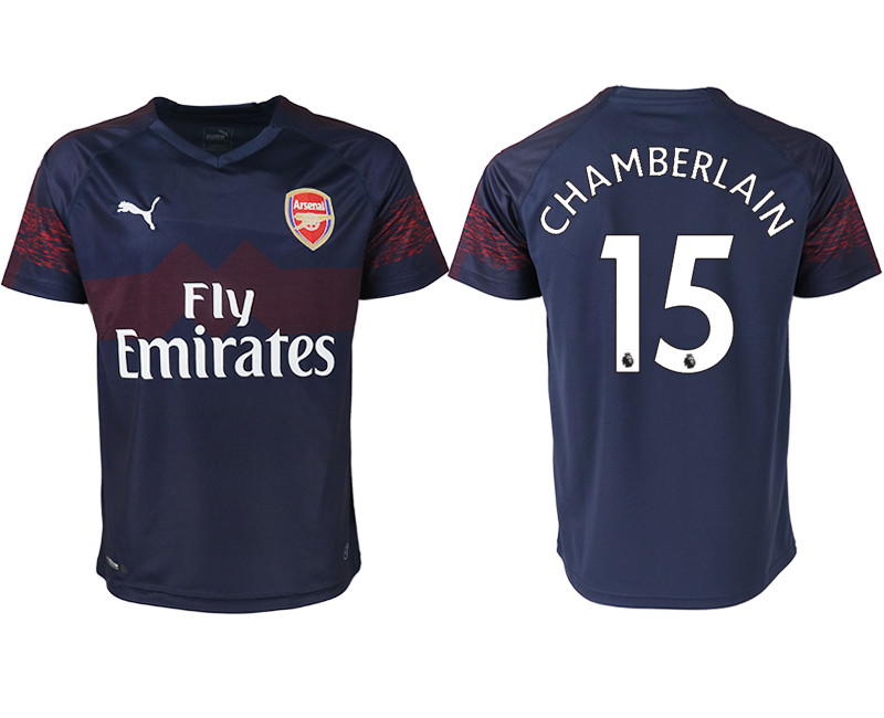 2018 19 Arsenal 15 CHAMBERLAIN Away Thailand Soccer Jersey