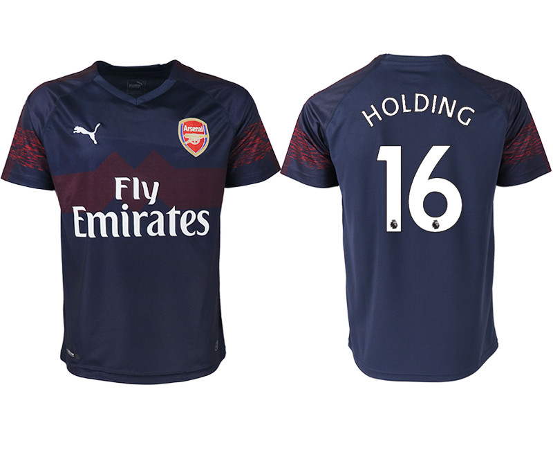 2018 19 Arsenal 16 HOLDING Away Thailand Soccer Jersey