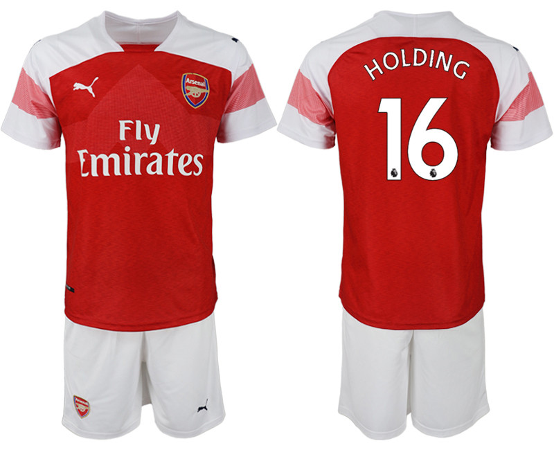 2018 19 Arsenal 16 HOLDING Home Soccer Jersey