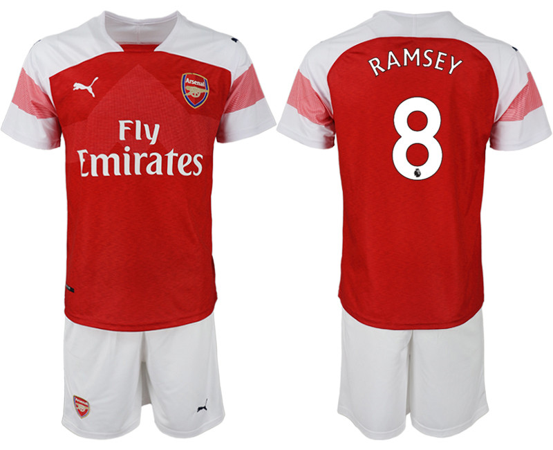 2018 19 Arsenal 8 RAMSEY Home Soccer Jersey