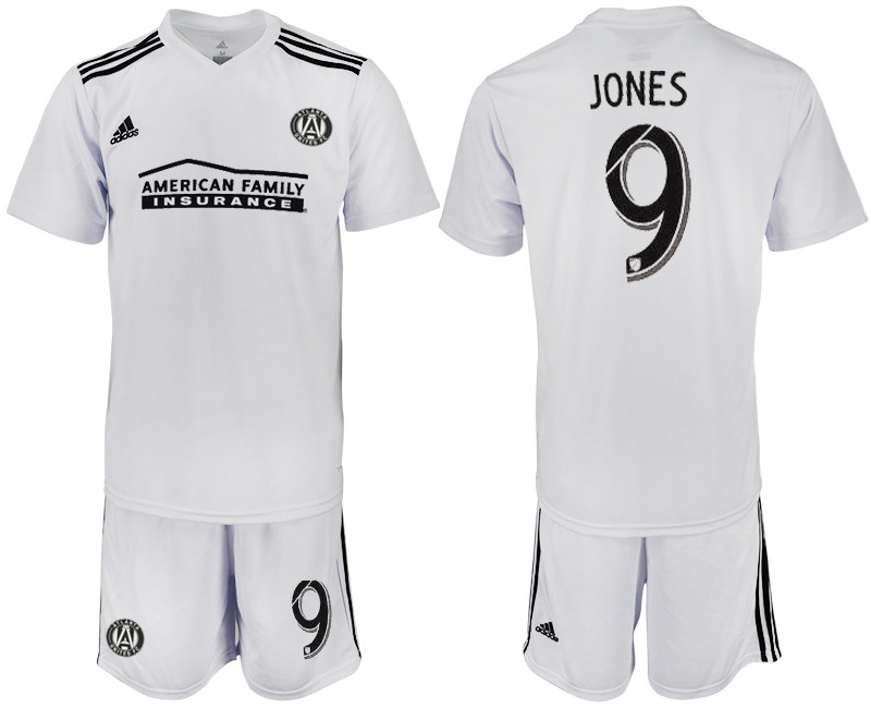 2018 19 Atlanta United FC 9 JONES White Soccer Jersey