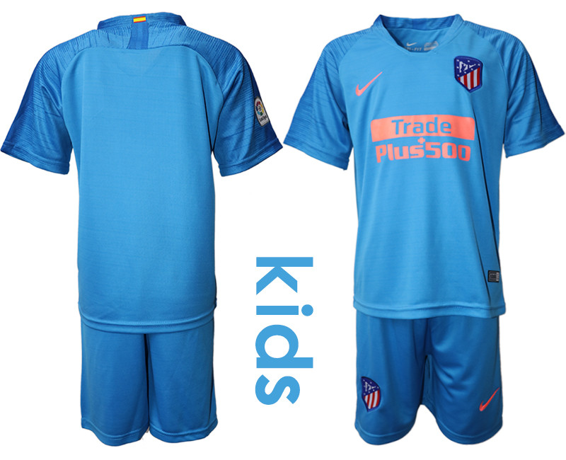 2018 19 Atletico Madrid Away Youth Soccer Jersey