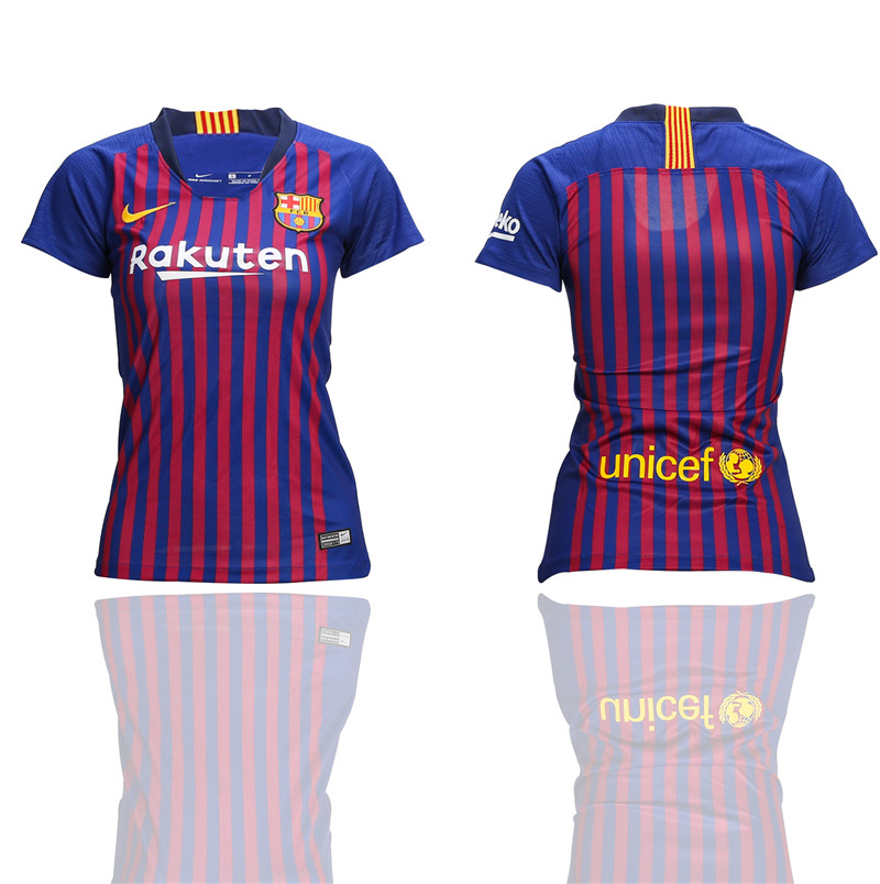 2018 19 Barcelona Home Women Soccer Jersey
