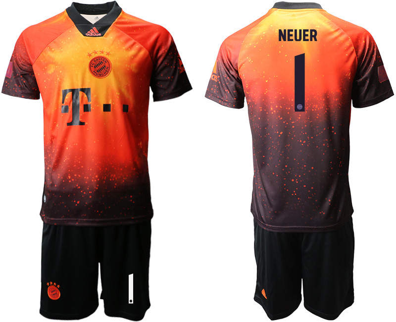 2018 19 Bayern Munich 1 NEUER FIFA Digital Kit Soccer Jersey