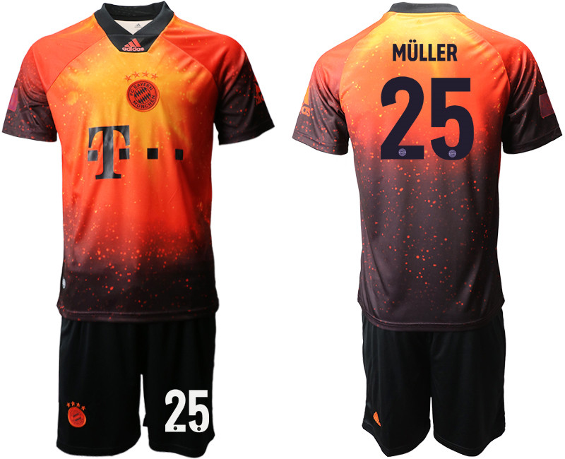 2018 19 Bayern Munich 25 MULLER FIFA Digital Kit Soccer Jersey