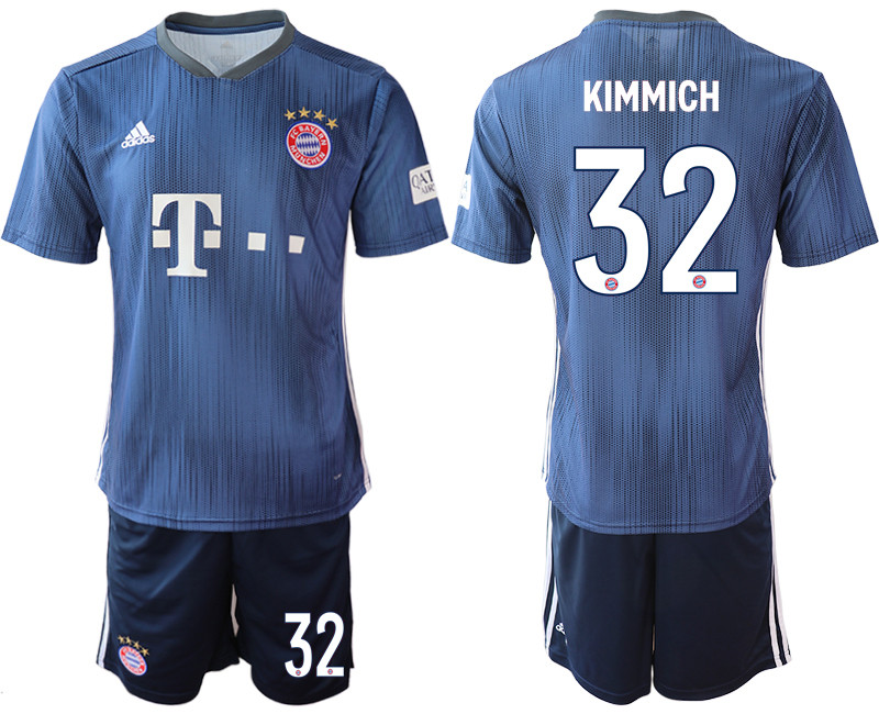 2018 19 Bayern Munich 32 KIMMICH Third Away Soccer Jersey