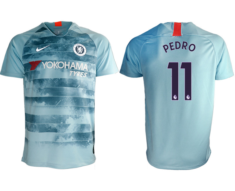 2018 19 Chelsea 11 PEDRO Third Away Thailand Soccer Jersey