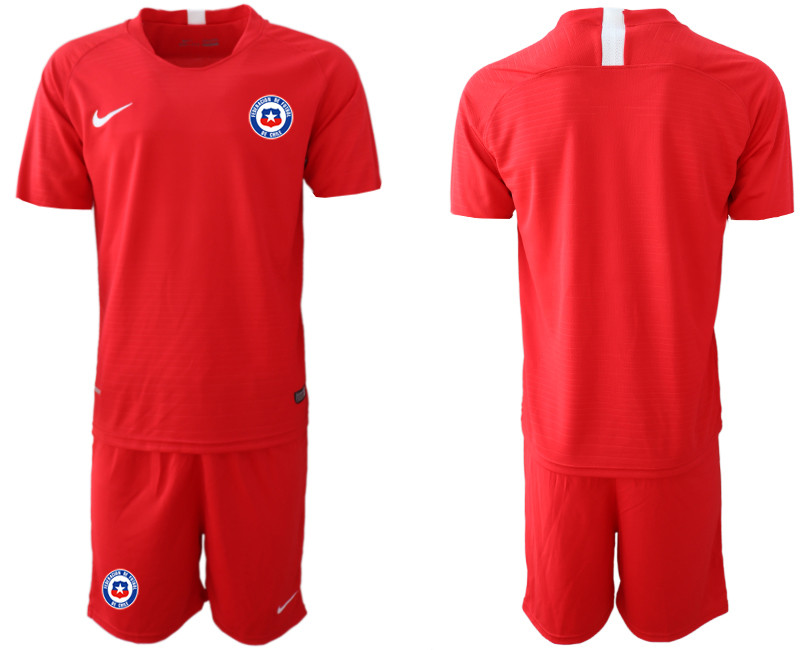 2018 19 Chile Home Soccer Jersey