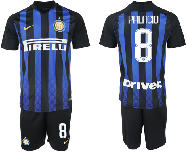 2018 19 Inter Milan 8 PALACIO Home Soccer Jersey