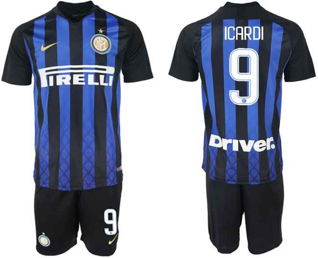 2018 19 Inter Milan 9 ICARDI Home Soccer Jersey