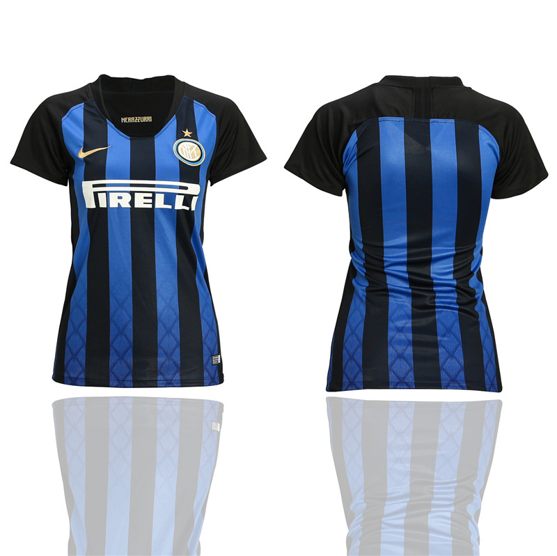 2018 19 Inter Milan Home Women Soccer Jersey