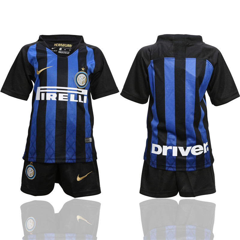 2018 19 Inter Milan Home Youth Soccer Jersey