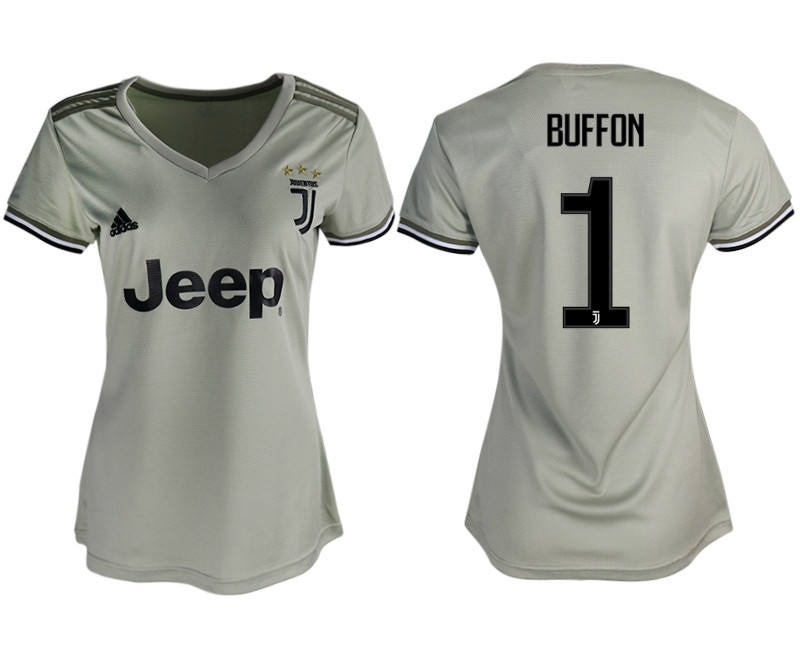 2018 19 Juventus 1 BUFFON Away Soccer Jersey