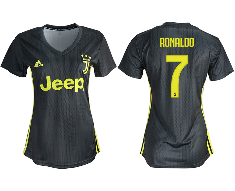 2018 19 Juventus 7 RONALDO Third Away Soccer Jersey
