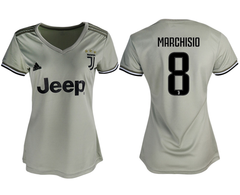 2018 19 Juventus 8 MARCHISIO Away Soccer Jersey