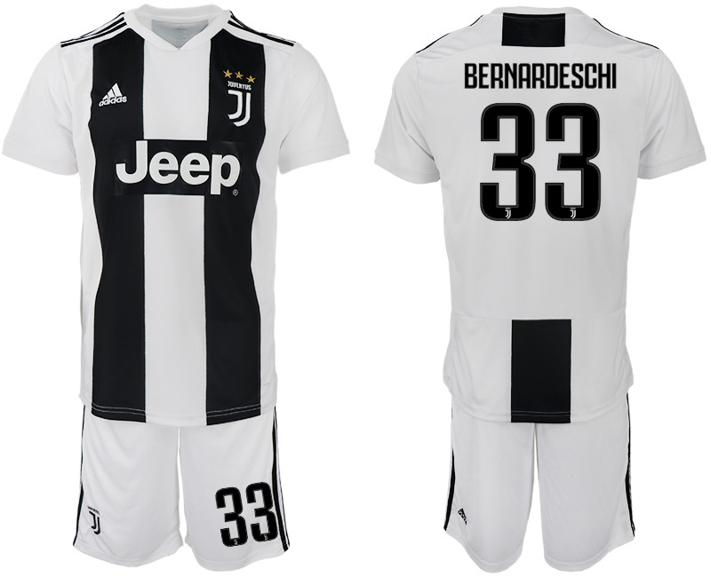 2018 19 Juventus FC 33 BERNARDESCHI Home Soccer Jersey