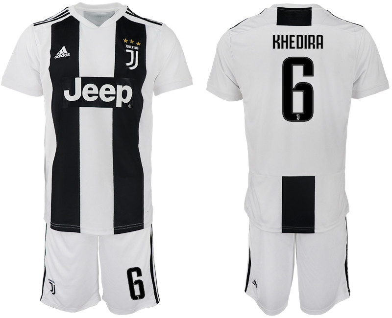 2018 19 Juventus FC 6 RHEDIRA Home Soccer Jersey