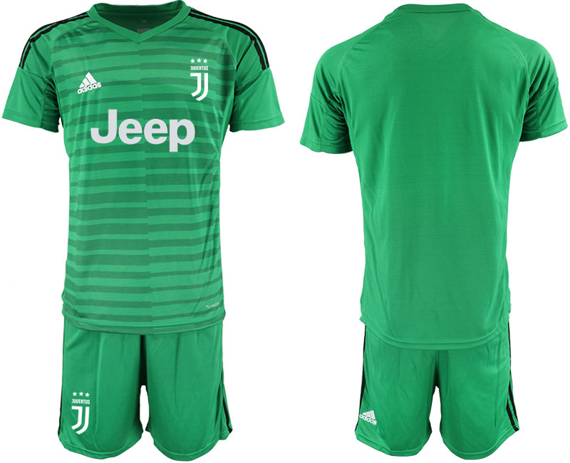 2018 19 Juventus Green Goalkeeper Soccer Jersey
