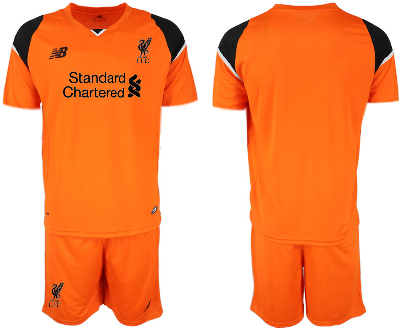 2018 19 Liverpool Orange Goalkeeper Soccer Jersey