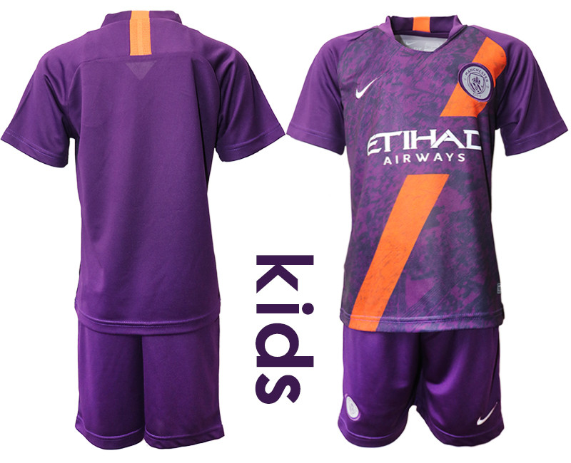 2018 19 Manchester City Youth Third Away Soccer Jersey