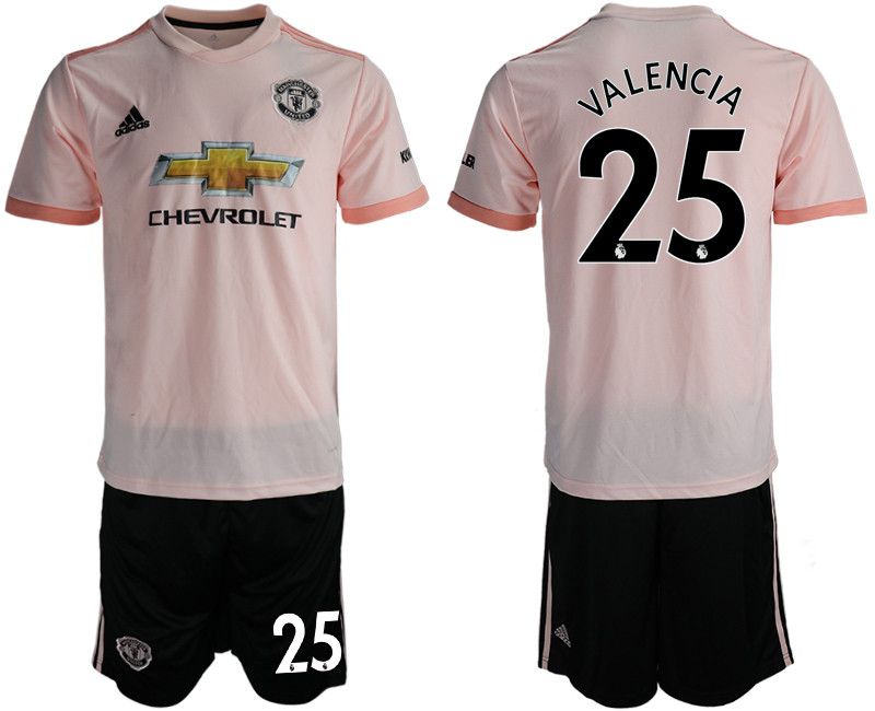 2018 19 Manchester United 25 VALENCIA Away Soccer Jersey