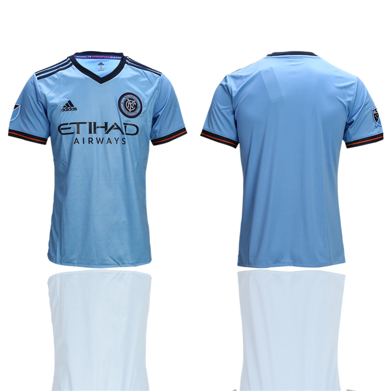 2018 19 New York City FC Home Thailand Soccer Jersey
