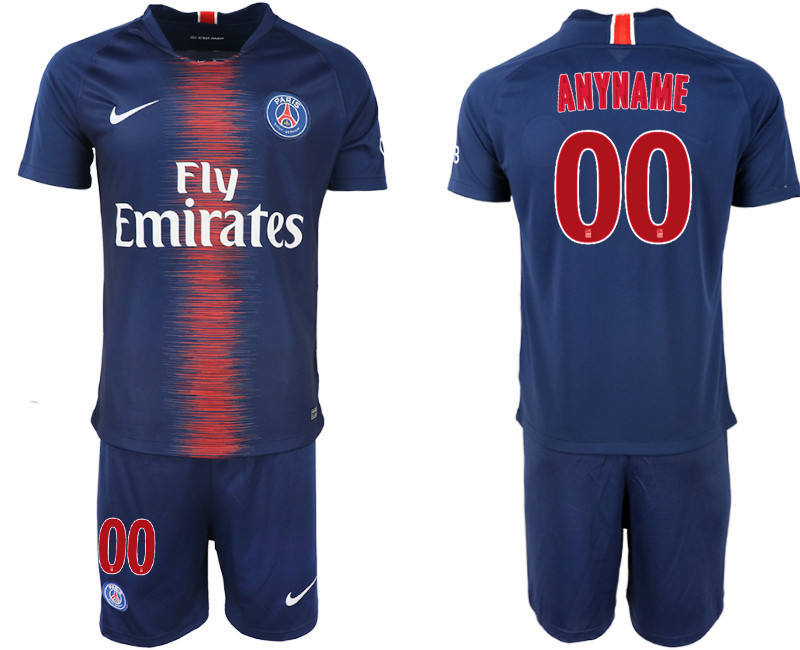2018 19 Pari Saint Germain Customized Home Soccer Jersey