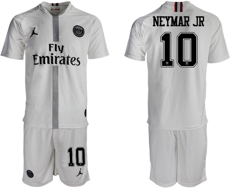 2018 19 Paris Saint Germain 10 NEYMAR JR Away Jordan Goalkeeper Soccer Jersey