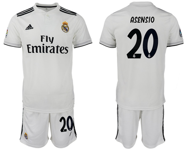2018 19 Real Madrid 20 ASENSIO Home Soccer Jersey